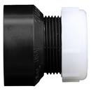 Black ABS DWV Slip Joint Female Trap Adapter with Washer & Polyethylene Nut 
