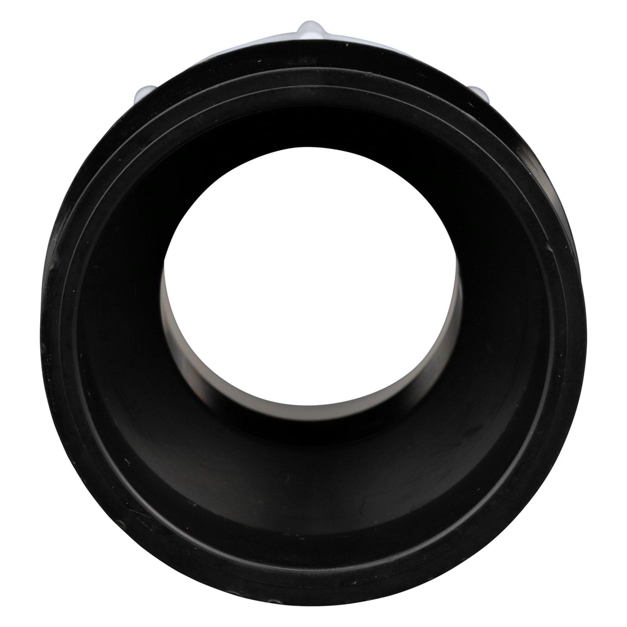 Black Hub x OD Tube ABS Reducing DWV Adapter 