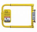 ErectaStep® Yellow Yellow Gate - Universal Safety Swing Gate, Powder-coated Aluminum, 16 in. to 36 in. Adjustable Width, Height 22 in., OSHA Compliant 