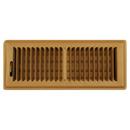 Shoemaker Manufacturing Driftwood Tan 6 x 8 in. for Residential Floor Diffuser Cold Rolled Steel 