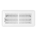 6 x 8 in. for Residential Floor Diffuser in Soft White Cold Rolled Steel