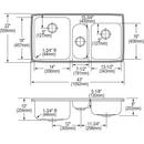 Elkay Lustrous Satin 19-1/2 x 22 in. Stainless Steel Single Bowl Drop-in Kitchen Sink in Lustrous Satin 