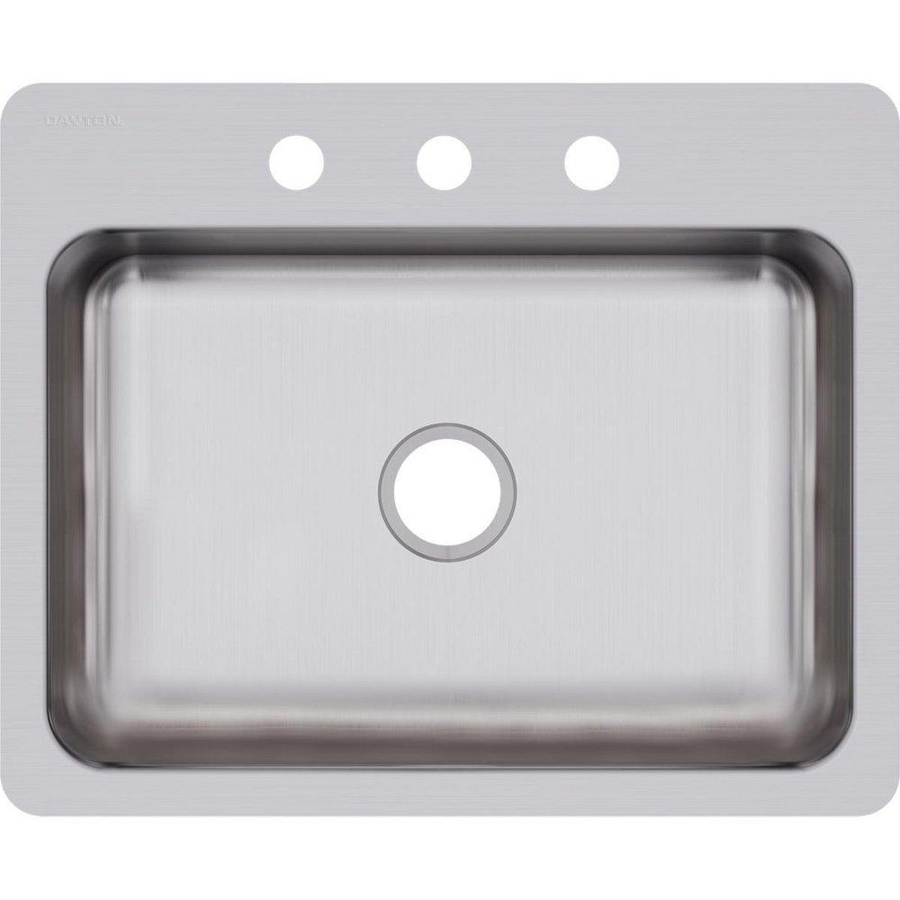 Elkay Lustrous Satin 29 x 18 in. Stainless Steel Double Bowl Drop-in Kitchen Sink in Lustrous Satin 