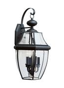 40 W 3-Light Candelabra Lantern in Black