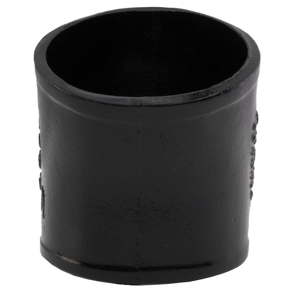 Black No Hub 22-1/2 Degree Cast Iron 1/16 Bend 