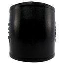 Black No Hub 22-1/2 Degree Cast Iron 1/16 Bend 