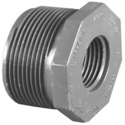 3/4 x 1/2 in. PVC Schedule 80 Threaded Bushing