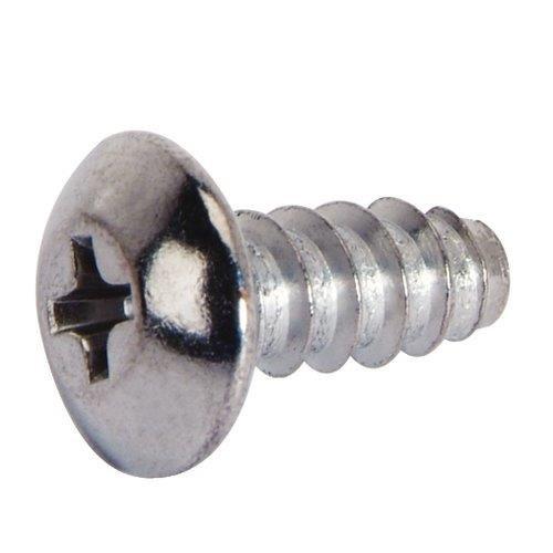 BrassCraft Satin Chrome 51/100 in. Steel Screw 