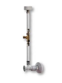 20 in. 3/8 x 1/2 in. Compression Dishwasher Connector