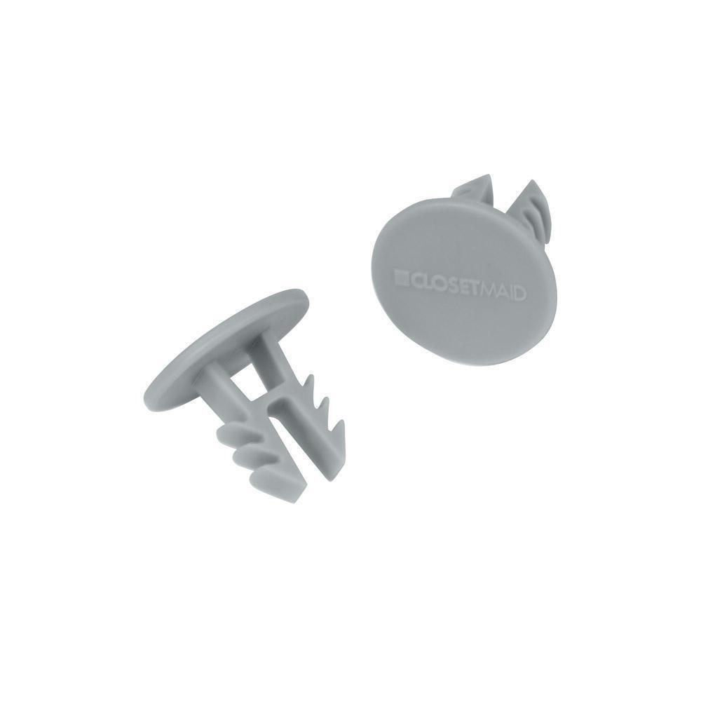 ClosetMaid White Rod End Cap (Pack of 2) 