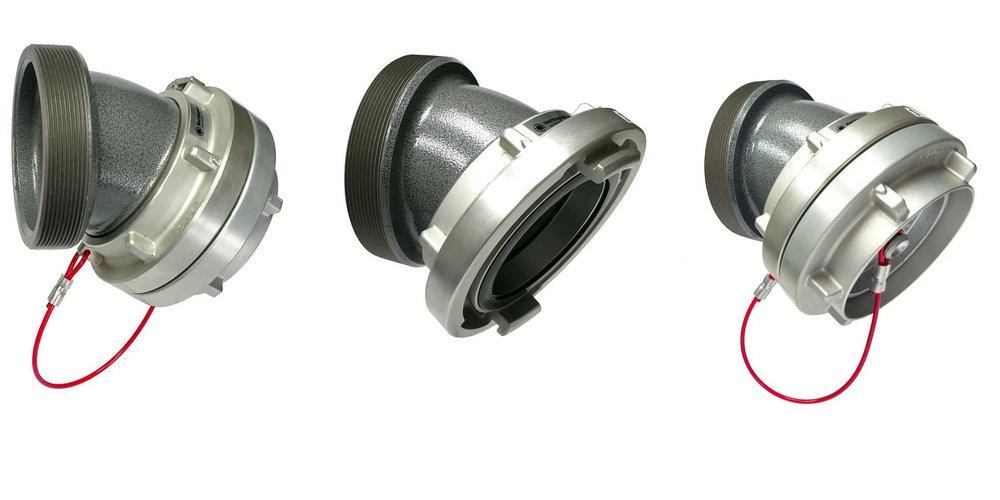 Harrington Storz x MNPT 30 Degree Elbow with Cap 