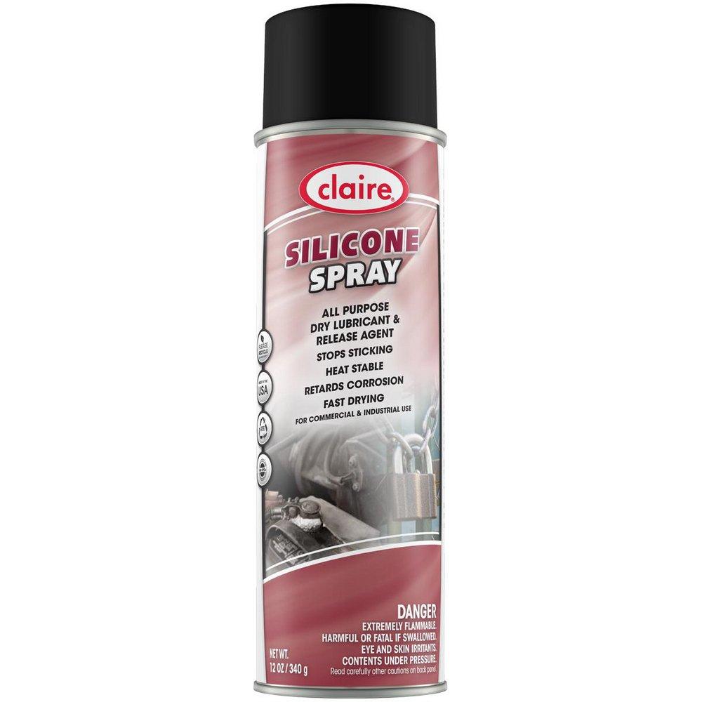Claire Clear Dry Silicone Spray in Clear 
