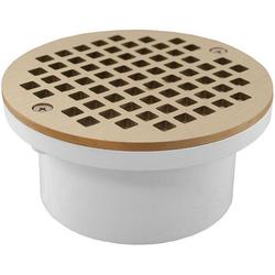 3 - 4 in. Plastic Nickel Bronze Drain