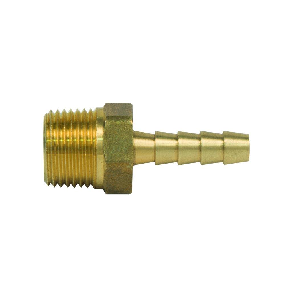 PROFLO&reg; Hose Barb x MIP Brass Adapter 