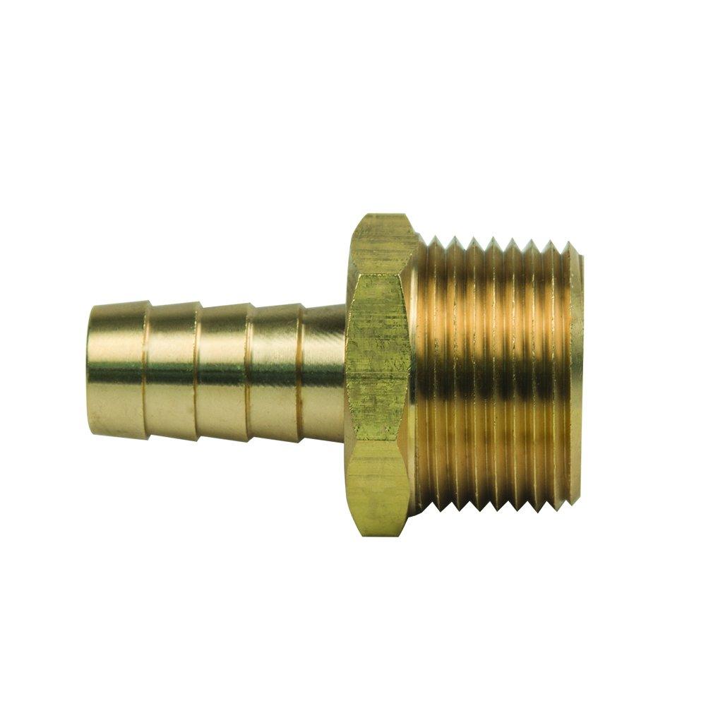 PROFLO&reg; Hose Barb x MIP Brass Adapter 
