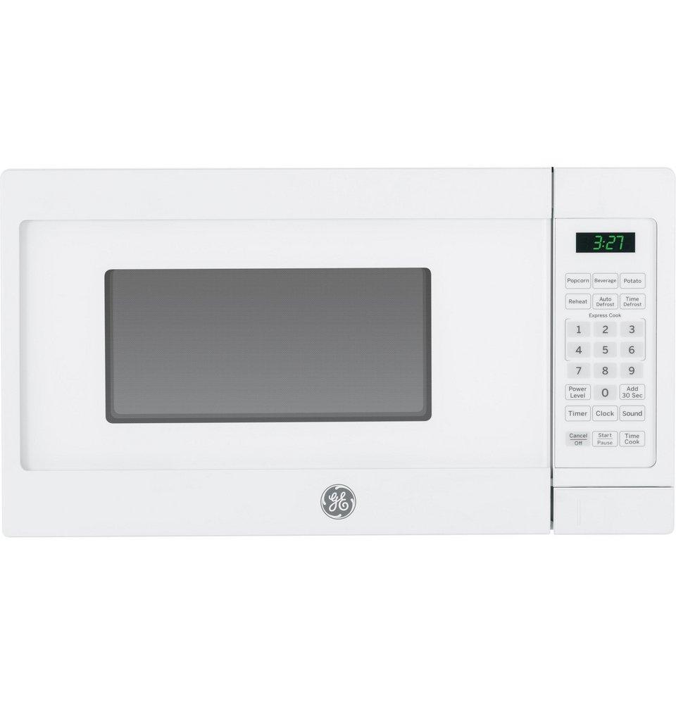 GE&reg; White 0.7 cu. ft. 700 W Countertop Microwave 