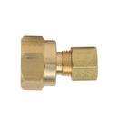 1/4 X 3/8 in. OD Compression x FIP Brass Compression Adapter