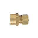 3/8 x 1/2 in. Sweat x Compression Brass Adapter