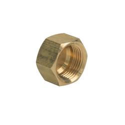3/8 in. OD Tube Brass Compression Cap
