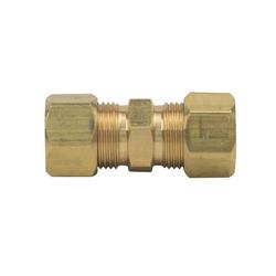 3/8 x 3/8 in. OD Tube Brass Compression Union