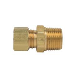3/8 in. OD x 3/8 in. MIP Brass Compression Adapter