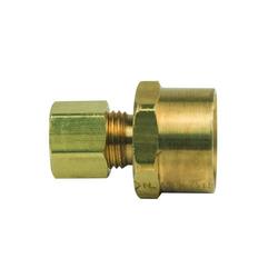 1/2 x 1/4 in. Nom Sweat x OD Compression Brass Reducing Adapter
