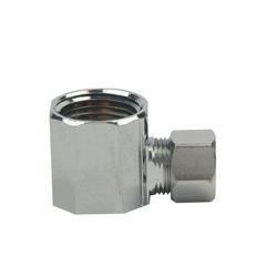 3/8 x 1/2 in. OD Tube x FIP Elbow Adapter