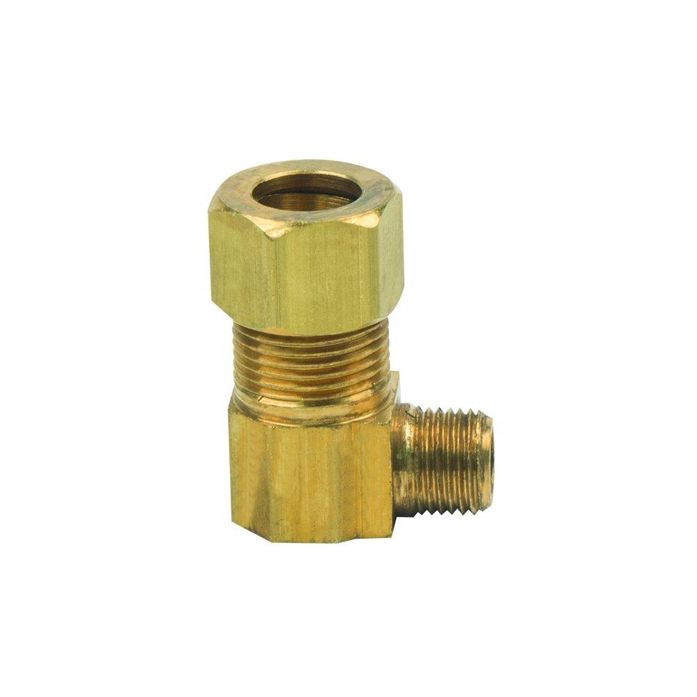 PROFLO&reg; OD Tube x MIP Brass Compression Elbow 