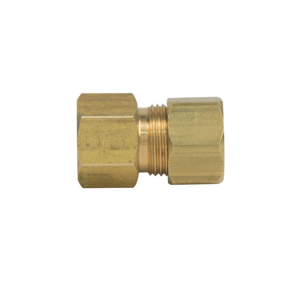 PROFLO® Female Flared x OD Tube Brass Compression Adapter 