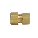 3/8 in. Female Flared x OD Tube Brass Compression Adapter