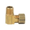 3/8 x 1/4 in. OD Tube x MIP Brass Compression Elbow