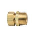 7/8 x 1 in. OD Tube x MIP Brass Compression Adapter
