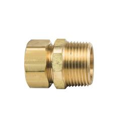 7/8 x 1 in. OD Tube x MIP Brass Compression Adapter