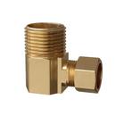 3/8 x 1/2 in. OD Tube x MIP Brass Compression Elbow