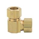 1/2 in. OD Compression Brass Elbow
