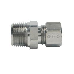 3/8 in. OD Tube x MIP Brass Compression Adapter
