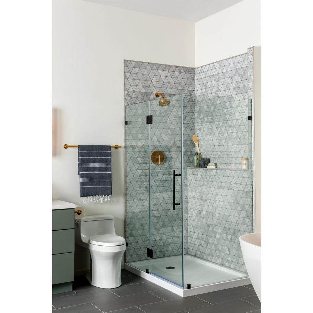 KOHLER White 1.28 gpf Elongated Floor Mount One Piece Toilet 