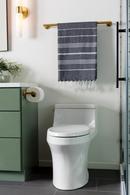 KOHLER White 1.28 gpf Elongated Comfort Height One Piece Toilet 