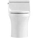 KOHLER White 1.28 gpf Elongated Floor Mount One Piece Toilet 