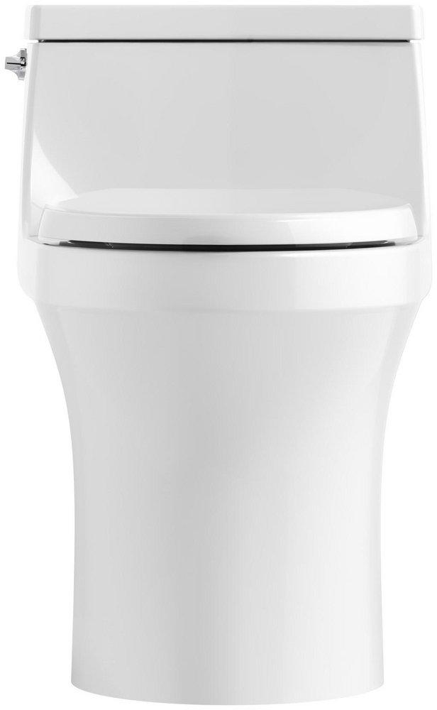 KOHLER White 1.28 gpf Elongated Comfort Height One Piece Toilet 