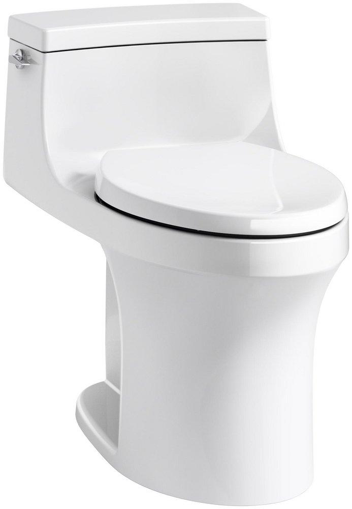 KOHLER White 1.28 gpf Elongated Comfort Height One Piece Toilet 