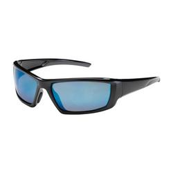 Black Safety Glass with Blue Mirror A/R Lens