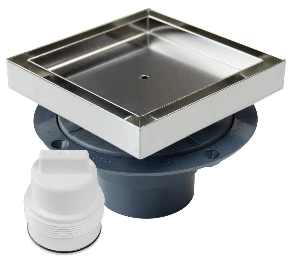 Sioux Chief 2 in. Inside Caulk Stainless Steel Shower Drain 