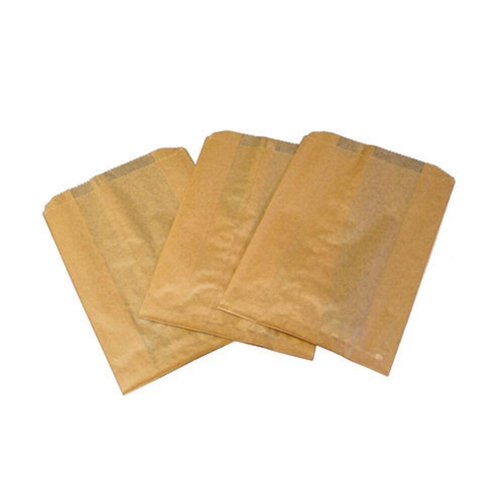 HOSPECO Brown 10-1/4 in. Kraft Paper Receptacle Liner 