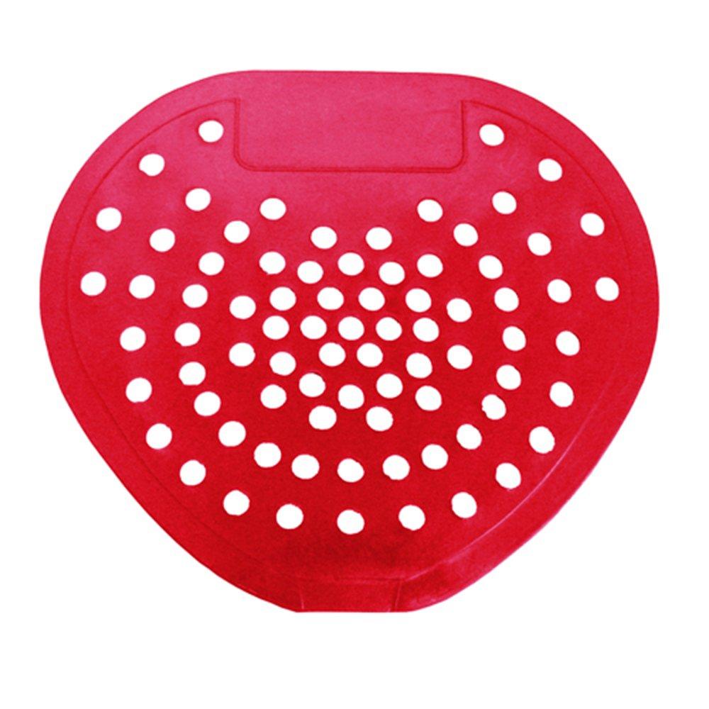 HOSPECO Red Vinyl Urinal Screen (Case of 12) 