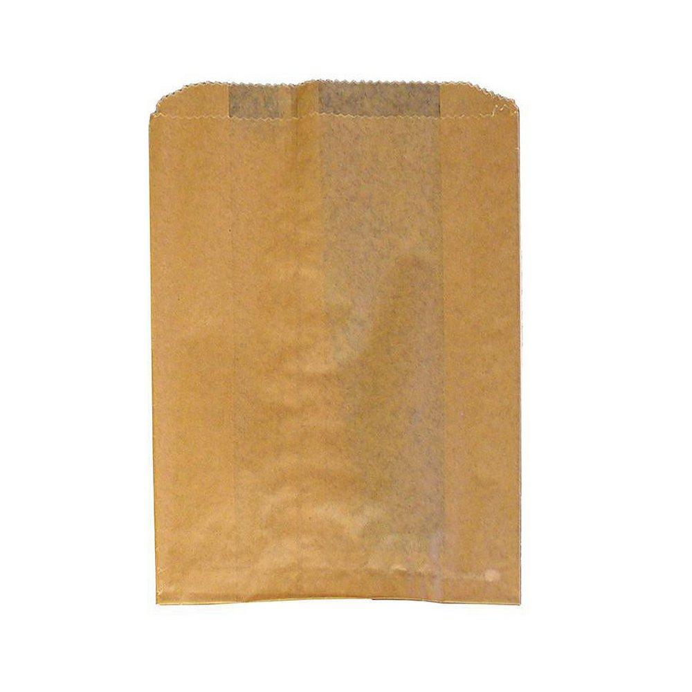 HOSPECO Brown Paper Waxed Paper Liner (Case of 250) 