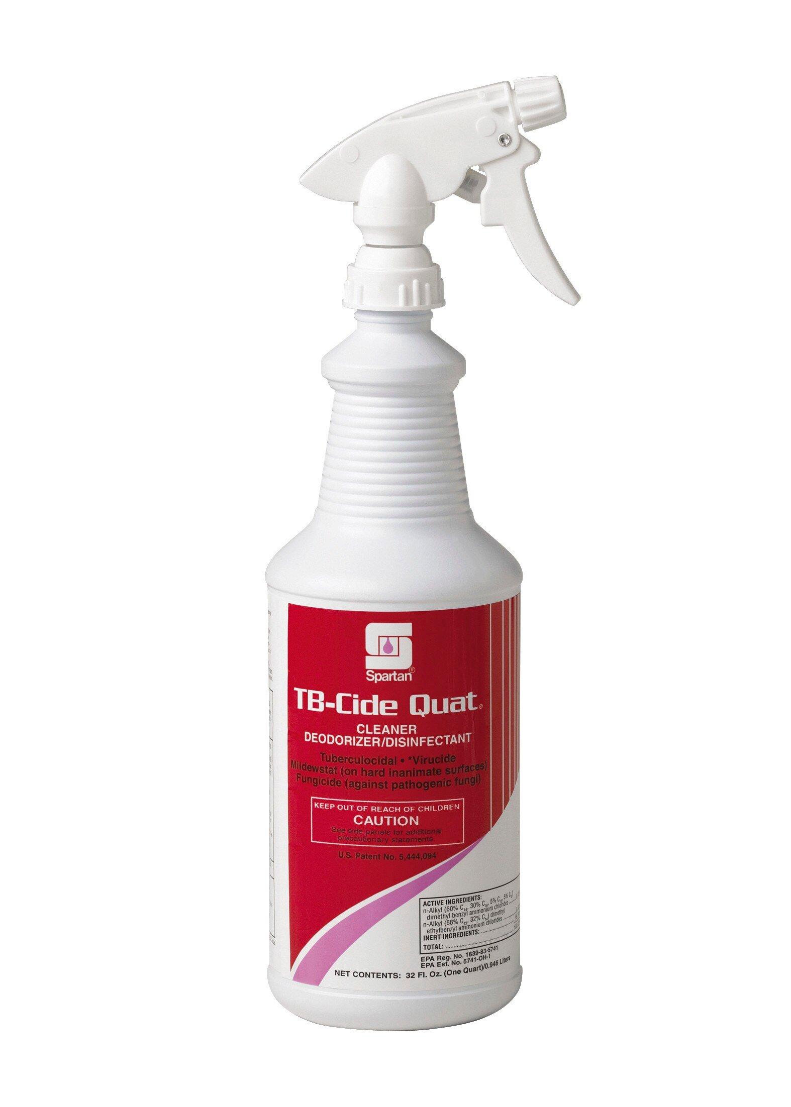 Spartan Chemical Clear Lemon Scent Cleaner and Disinfectant 