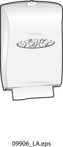 Kimberly-Clark Professional&trade; White Universal Folded Towel Dispenser 