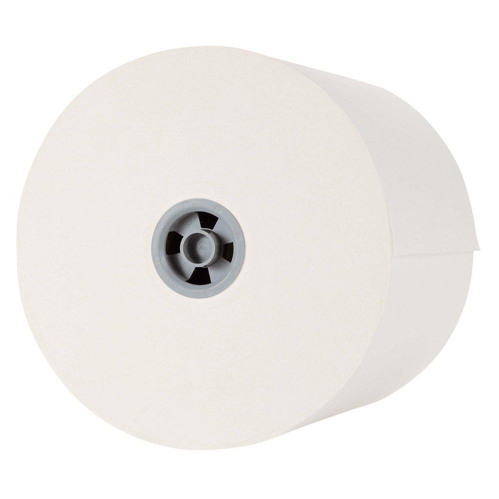 Scott&reg; White Hard Roll Towel in Grey and White (Case of 6) 