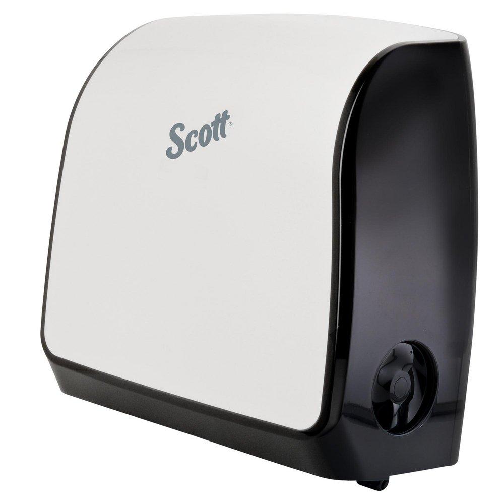 Scott&reg; White Manual Hard Roll Towel Dispenser 